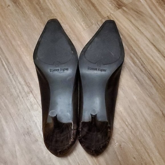 Etienne Aligner Parliament leather Pumps - Picture 5 of 9